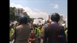 内罗毕警察镇压抗议示威