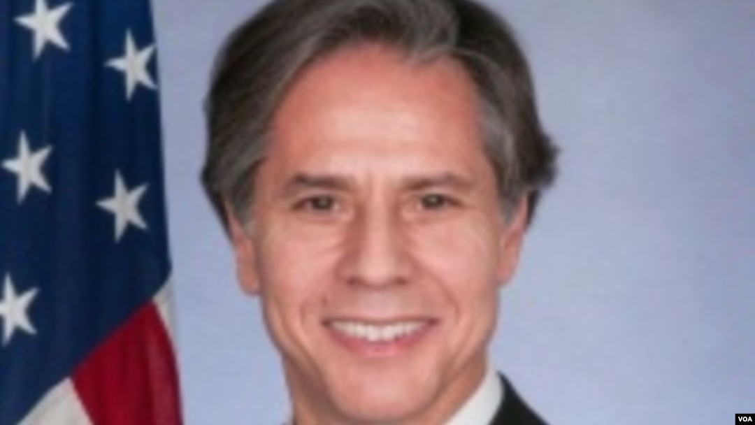 El vicesecreario de Estado de EE.UU., Anthony Blinken, dice que China debe ejercer influencia sobre Corea del Norte para que renuncie a las armas nucleares.