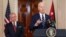 Президент США Джо Байден во премя пресс-конференции по результатам встречи с королем Иордании Абдаллой II