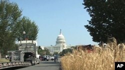 The National Association of Wheat Growers brought a wheat field to Washington as part of a campaign to convince policymakers to rethink environmental regulations.