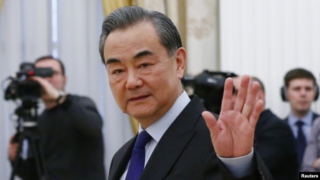 资料照:中国外长王毅
