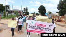 Marcha contra violência baseada no género em Malanje, 9 de Dezembro de 2021