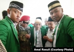 Kyai Haji Maimun Zubair, Pimpinan PP Al-Anwar Sarang, Rembang yang juga Ketua Majelis Syariah PPP (courtesy: Amal Rosuli)