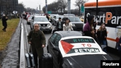 FILE - to John F Kennedy airport (JFK), amid the ongoing conflict between Israel and the Palestinian Islamist group Hamas, in New York City, U.S., December 27, 2023.