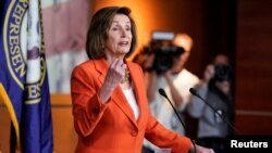 La Présidente de la Chambre des représentants, Nancy Pelosi, à Capitol Hill à Washington, aux États-Unis, le 31 octobre 2019. REUTERS / Joshua Roberts