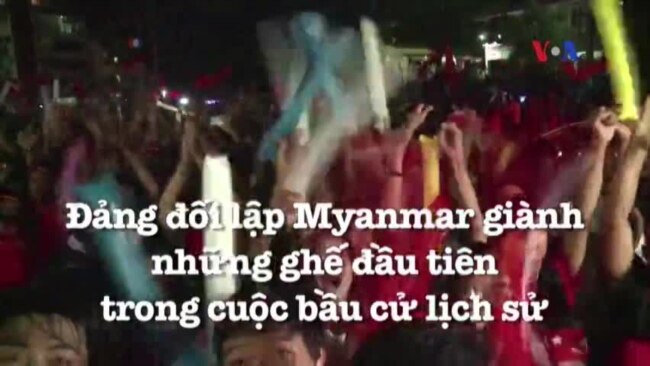 Đảng đối lập Myanmar giành những ghế đầu tiên trong cuộc bầu cử lịch sử