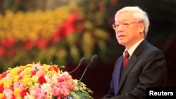 Tổng bí thư Đảng Cộng sản Việt Nam kiêm Chủ tịch Ủy ban chỉ đạo Trung ương phòng chống tham nhũng Nguyễn Phú Trọng.