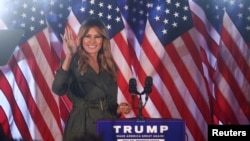 Melania Trump em campanha em Pensilvânia (Foto de Arquivo)