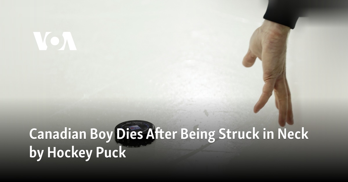 Canadian Boy Dies After Being Struck in Neck by Hockey Puck