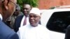 Le président Ibrahim Boubacar Keita arrive dans un bureau de vote à Bamako, au Mali, le 12 août 2018.