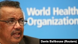 Mukuru weWorld Health Organization (WHO) Dr Tedros Adhanom Ghebreyesus.