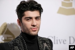 Zayn Malik attends the Clive Davis and The Recording Academy Pre-Grammy Gala at The Beverly Hilton Hotel, Feb. 11, 2017, in Beverly Hills, California.