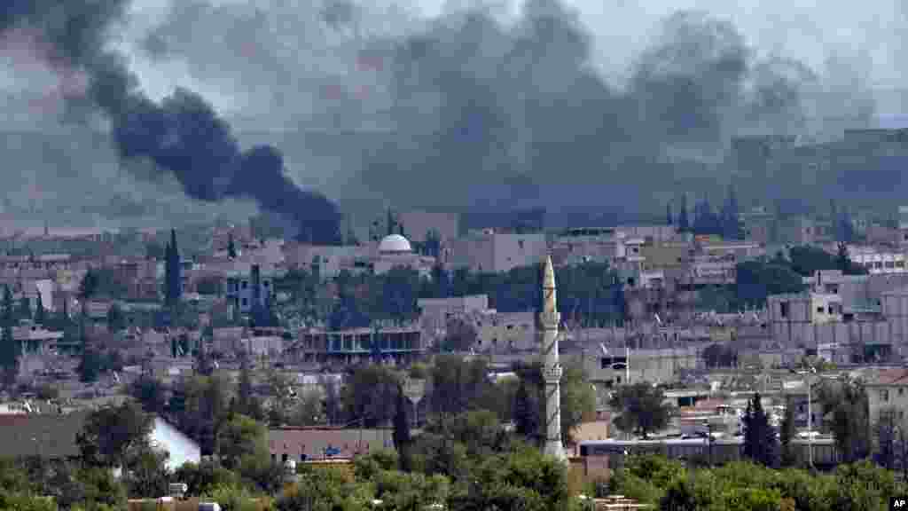 Garin Kobani a Siriya, 26 ga Oktoba, 2014. 