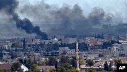 Garin Kobani a Siriya, 26 ga Oktoba, 2014.