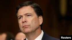 9일 새 FBI 국장으로 지명된 제임스 코미 지명자가 인준 청문회에 참석했다.