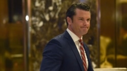 Pete Hegseth dolazi u Trumpovu kulu na sastanak sa predsjednikom Donaldom Trumpom, 29. novembra 2016. 