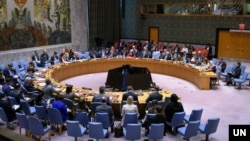 عکس آرشیف از یک جلسۀ شورای امنیت سازمان ملل متحد