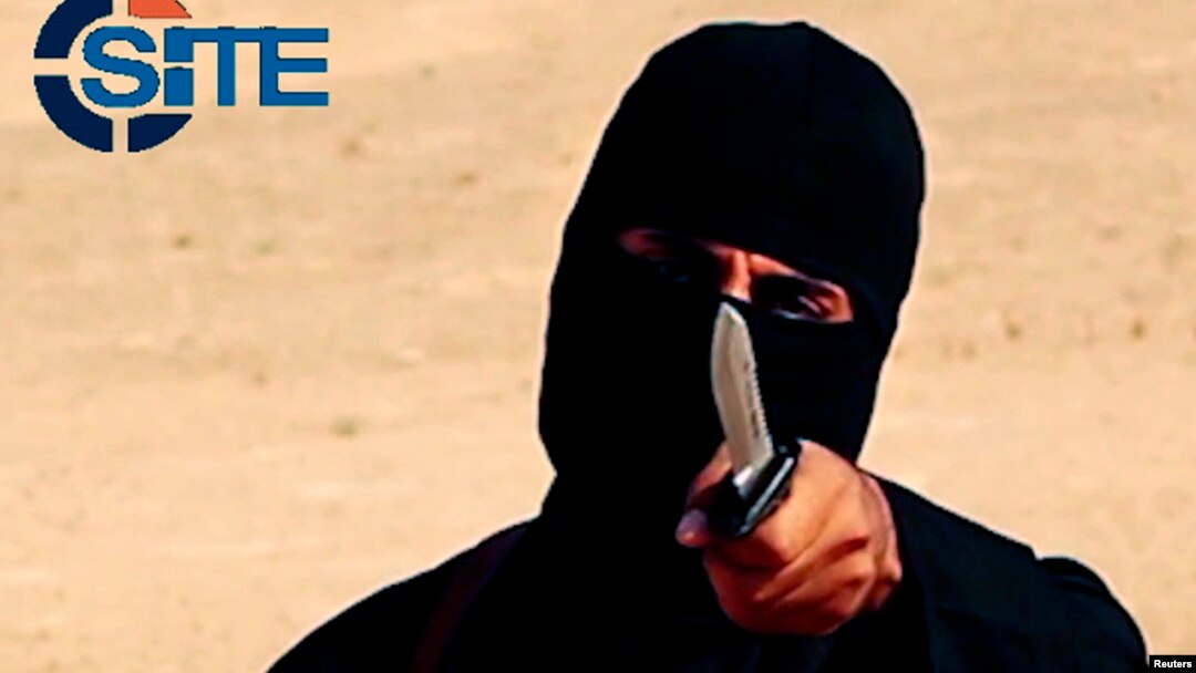 "Jihadi John," warga Inggris yang bernama asli Mohammed Emwazi, algojo ISIS yang tampil dalam video tahun 2014 (foto: dok).
