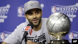 Tony Parker, le meneur français des Spurs Tony Parker