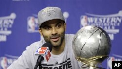 Tony Parker, des San Antonio Spurs, le 27 mai 2013.