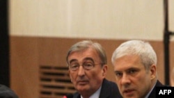 Predsednik Srbije Boris Tadić na skupu povodom svetskog dana borbe protiv korupcije, Beograd, 9. decembar 2010.