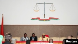 La Haute Cour de justice du Burkina Faso, Ouagadougou, le 17 avril 2015.