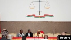 La Cour de justice à Ouagadougou, au Burkina Faso, le 17 avril 2015.