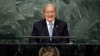 El presidente salvadoreño, Salvador Sánchez Cerén, habló ante la Asamblea General de las Naciones Unidas, el jueves, 22 de septiembre de 2016.