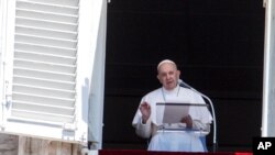پاپ فرانسیس در مراسم دعا و نیایش روز یکشنبه - ۱۹ ژوئیه ۲۰۲۰