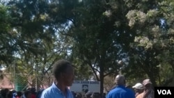 Some of the pensioners seen Tuesday in Bulawayo. (Photo: Taurai Shava)
