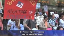 Во Чикаго протести секој ден на различни теми