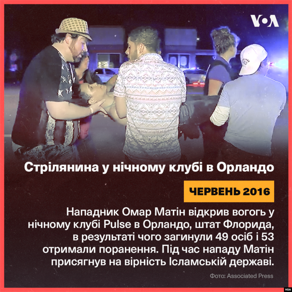 Історія нападів у США, пов&#39;язаних з екстремізмом.&nbsp;