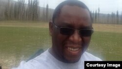 Mthokozisi Ndlovu, a Zimbabwean living in Canada, affected by a raging inferno. (Photo: Courtesy Image)