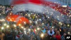 Protesti u Minsku, u. Belorusiji (Foto: AP/Dmitri Lovetsky)