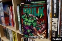 An Incredible Hulk comic book is seen in this photo illustration taken Nov. 12, 2018.