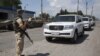 Автомобили мониторинговой миссии ОБСЕ на востоке Украины