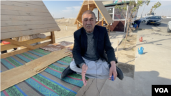 Amiri, an ethnic Uzbek businessman from Afghanistan, talks to VOA near Termez-Hairatan crossing, Uzbekistan, Nov. 3, 2021 (VOA)