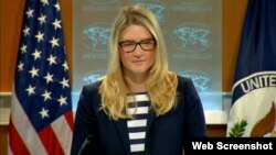 Juru bicara Deplu AS, Marie Harf mengatakan Amerika tidak melihat ada kemajuan soal Suriah karena Rusia menentang tindakan apapun (foto: dok). 