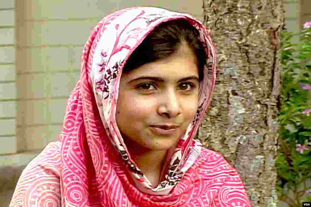 امن ایوارڈ یافتہ طالبہ ملالہ یوسف زئی