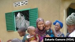  Watoto wenye tatizo maradhi ya mgongo wazi huko Conakry.