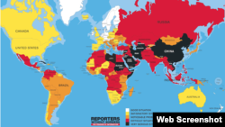 “無國界記者”組織（Reporters Without Borders）4月20日公佈2016年世界新聞自由指數。