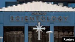 FILE - The Church of Scientology of Los Angeles building is pictured in Los Angeles in July 2012.