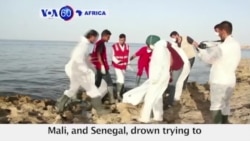 VOA60 Africa - Libya: 25 migrants from Cameroon, Sudan, Mali, and Senegal, drown trying to reach Europe