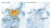 Smanjenje zagađenja iznad Kine, kao posljedica vanrednih mjera protiv virusa