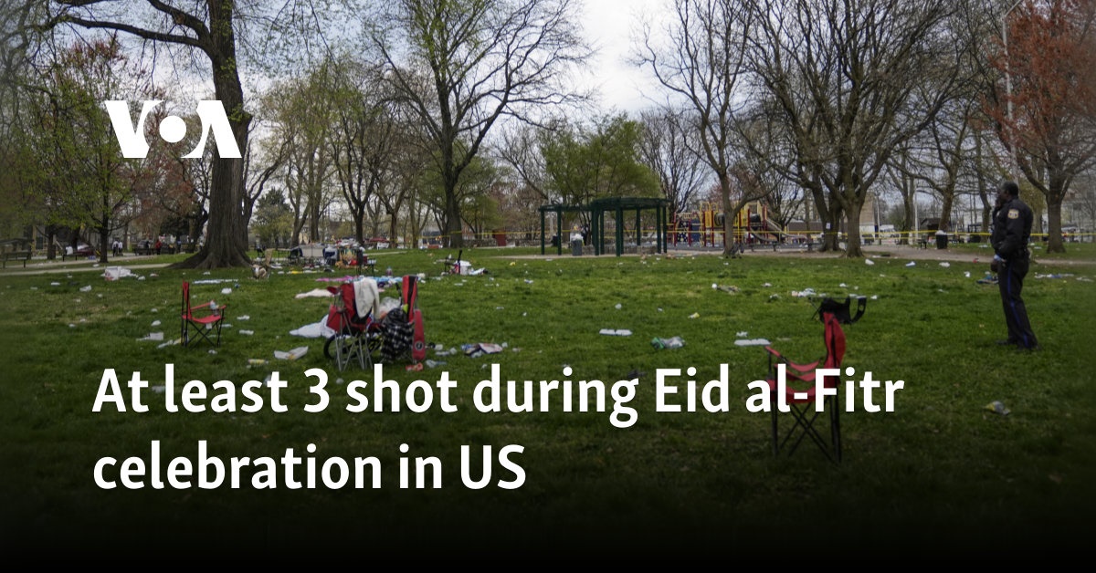 At least 3 shot during Eid al-Fitr celebration in US