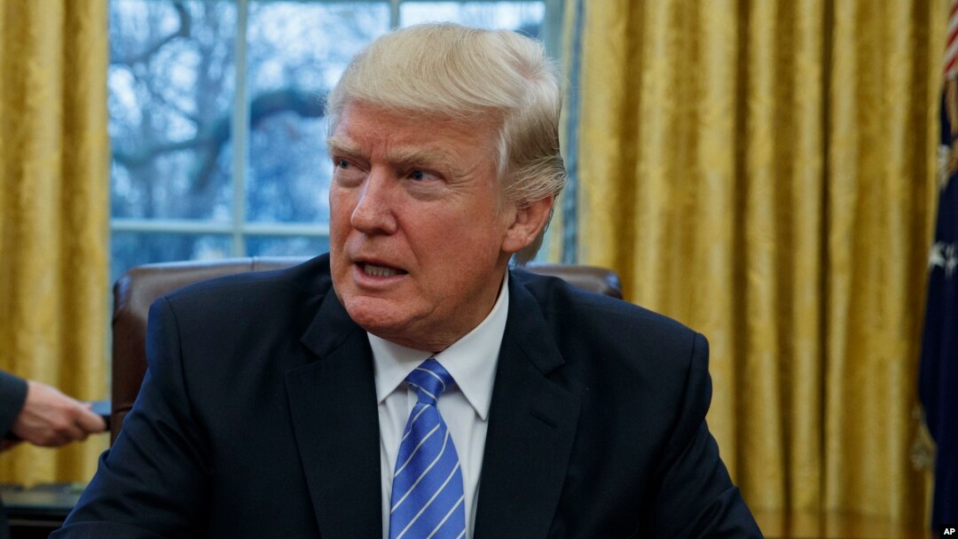Presiden AS Donald Trump di Gedung Putih, Washington DC (foto: dok). 