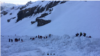 Rescate tras avalancha en Suiza