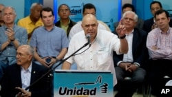 "Aquí no hay razones técnicas ni jurídicas para que en el 2016 no se realice el referendo o cualquier otra consulta (electoral)", aseveró el secretario ejecutivo de la MUD, José "Chúo" Torrealba.