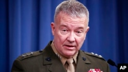 El general Frank McKenzie, jefe del Comando Central de Estados Unidos, en una foto de 2018.