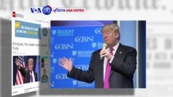 VOA60 Elections - CNN: Media has begun to move toward Trump as the Republican favorite for the nomination